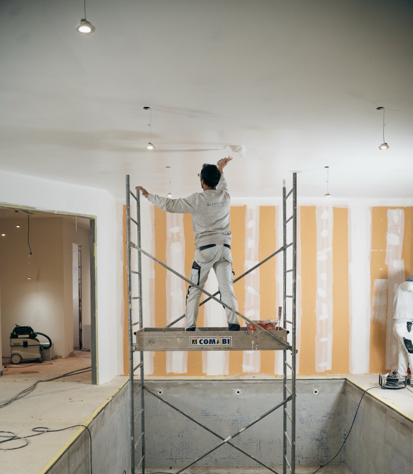 Rénovation d'un intérieur d'une maison en Haute Garonne, ratissage, ponçage impression et finition à Toulouse