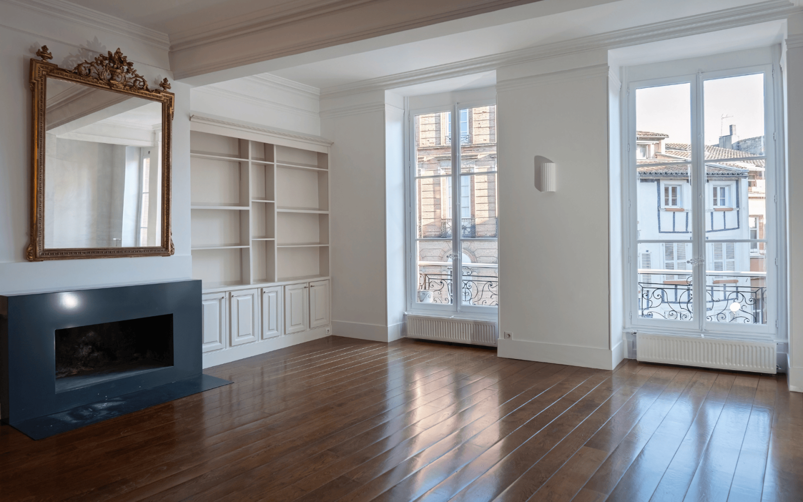 Parquet a l'anglais par Blanc Polaire à Toulouse